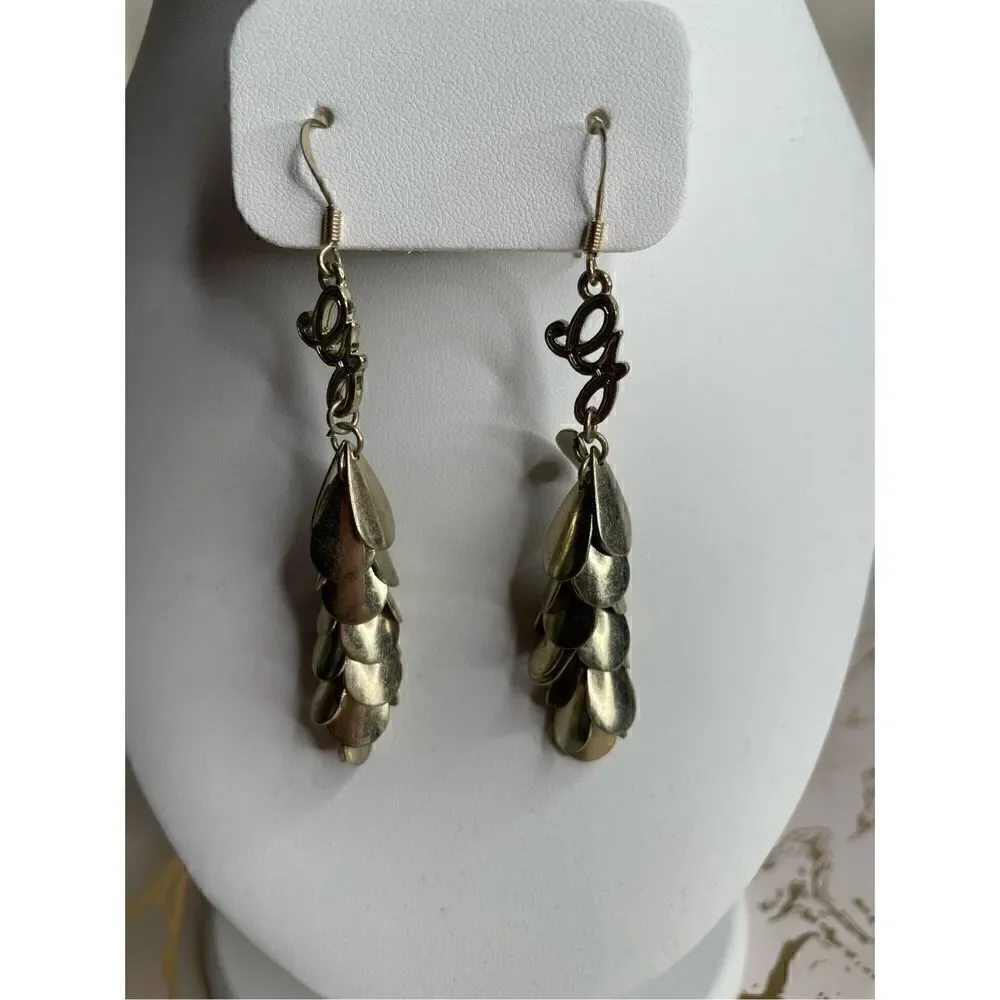 Lot of 4 Gold Toned Earrings and Ring
